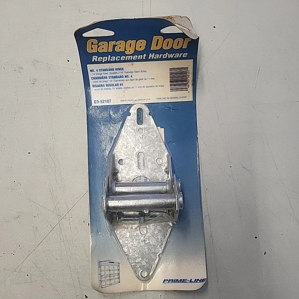 PRIME-LINE GD 52107 Garage Door Hinge,Galvanized Steel 54DR66